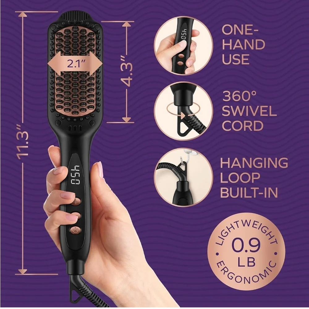 Marcel Rand Dual Voltage Hair Straightening Brush